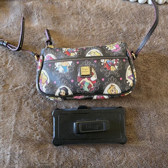 Dooney & Bourke Disney Parks Runaway Princess Crossbody Pouchette Bag Black NWOT - Picture 7 of 16